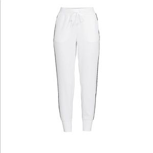 Athletic Works Womens White Joggers Track Pant Size Large 12-14